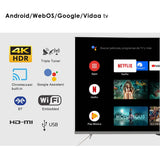 Television 4K Smart TV 85inch Large Screen Frameless TV 85 100 120 Inch Home Theater TV