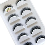 Transparent 3D Mink Eyelashes, Natural Clear False Eye Lashes, Soft Invisible Eyelash, Wispy Makeup Faux Cils, H13 X08, 5 Pairs