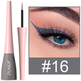 Matte Dark Green Liquid Eyeliner Pencil Waterproof Makeup Colorful Liquid Eye Liner Ultra-thin Long-Lasting Quick-Dry Eye Liner