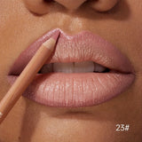 1pc Matte Lipstick & Liner Pen, Waterproof, Long-Lasting, Non-Stick, Berry Shades for All Skin Types, Makeup Pencils for Women