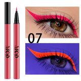 1PC UV Light Neon Eyeliner Pen Eyes Makeup Blue Green Waterproof Liquid Color Eye Liner Pencil Make Up Cosmetics Yellow Purple