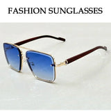 New Square Sunglasses For Men Vintage Outdoor Sunglasses Oculos Designer Wooden Glasses Sunscreen Sun Lentes Dropshipping Gafas