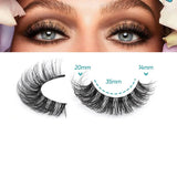10 Pairs False Eyelashes 6D Super Fluffy Wispy Faux Mink Eyelashes Cat Eye Effect Dramatic Lashes Eyelash Extension Makeup