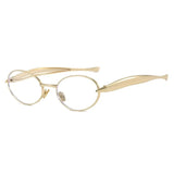 Fearless Gold Oversized Sunglasses