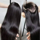 Human Hair Brazilian 4x4 Glueless Put on and go Wig 36 38 40 Inch 13x4 13x6 HD Transparent Bone Straight Lace Frontal Wigs