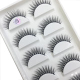 15 Style 5 Pairs 3D Eyelashes Natural False Eye Lashes Thick Faux Mink Lashes Soft Fake Eyelash Wispy Makeup Cilios