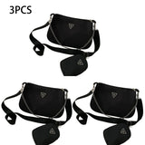 Midnight Lane Nylon Crossbody Bag For Women - Lightweight Everyday Zipper Closure