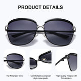 BARCUR Sunglasses Women’s Fashion Polarized Metal Frame Sunglasses UV400 Protection Multi-Color Options Trendy Square Sunglasses with Exquisite White Gift Box for Summer Parties Travel & Outdoor Events