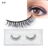 LEHUAMAO 5D Mink Hair False Eyelashes Wispy Cross Natural Mink Lashes Fluffy Eyelash Extension Tools Makeup Handmade Eye lashes