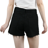 3pcs Women's High Waist Denim Shorts 2025 Summer Black Blue White Hot Pants Ripped Jeans Shorts Woman Short Trousers Streetwear