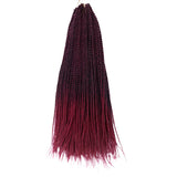 Full Star 30 Strand Pre-Twist Crochet Braids | Senegalese Twist | Ombre