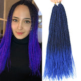 Full Star 30 Strand Pre-Twist Crochet Braids | Senegalese Twist | Ombre