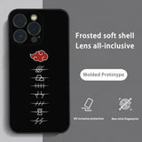 M-Minato N-Namikaze Anime Phone Case For iPhone 16 15 14 13 12 11 Pro Max Plus Mini Frosted Soft Shell Funda