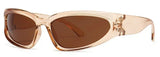 Unique Y2K Designer Luxury Sunglasses Women Rectangle Big Frame Sun Glasses For Men Outdoor UV Protection Classic 2000S Black Sh