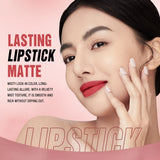 O.TWO.O Matte Lipstick Lip Tint 14 Colors Waterproof Long Lasting Non-transfer Smooth Highly Pigmented Velvet Lip Sticks Makeup