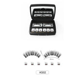 3D 3 Magnetic Eyelashes Natural Soft Reusable Easy To Wear Eyelash Extension Beauty Makeup Tool fake mink false eyelashes