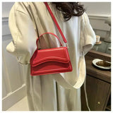 High Quality PU Leather Handbag & Purse for Women | Solid Color Shoulder Crossbody Bag (Lady Messenger, Small Tote for Girls)
