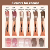 New Cream Bronzer Contour Blusher Beauty Wand Highlighter Blush With Cushion Liquid Face Bronzer Wand Stick Applicator Makeup