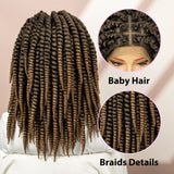 Twisted Braided Bob Wig | Full Lace Cap | Kanekalon Fibre