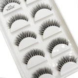 Transparent 3D Mink Eyelashes, Natural Clear False Eye Lashes, Soft Invisible Eyelash, Wispy Makeup Faux Cils, H13 X08, 5 Pairs