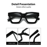 BARCUR Retro Fashionable Unique Leopard Pattern Reading Glasses for Women and Men – Stylish Clear Prescription Eyewear with Fashion Color Options – Trendy Rectangular Presbyopia Glasses with Personalized Gift Box for Daily Use