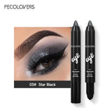6 Colors Eyeshadow Pencil Stick, Waterproof Pearly Shimmer Glitter Eyeshadow Eyeliner Pen, Long Lasting Eye Makeup Tool