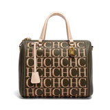 Women's Embroidered Letter Baguette Handbag | PU Leather Shoulder Bag