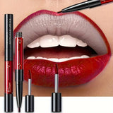 Waterproof Long Lasting Lip Liner Pencil, High Pigment Smooth Matte Lip Liner, Sweatproof Non-Fading Lip Contour Makeup