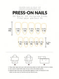 24 Artificial Acrylic Black Square Head Fake Nails Long Ballet Woman Removable Press On Nails Tip Almond Nail Art False Nail Set