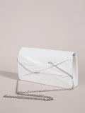 Hand Clutch Bag & Evening Clutch Bag for Women | Sparkling Crystal Rope Ruched Handbags & Glitter Envelope Purse for Party Girls