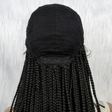 13x4 HD Lace Front Braided Wig with Baby Hair | Synthetic Braided Wigs for Black Women