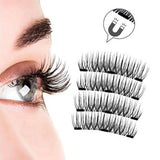 3D 3 Magnetic Eyelashes Natural Soft Reusable Easy To Wear Eyelash Extension Beauty Makeup Tool fake mink false eyelashes