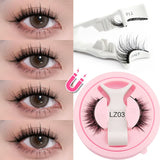 YSDO Magnetic Eyelashes Reusable Winged Magnetic 3D Mink lashes Long-Lasting No Glue Needed False Eyelashes with Tweezer Makeup