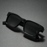 Quality Square Polarized Sunglasses Men Metal Core UV400 Unisex Sun Glasses Travel Hiking Beach Fishing Eyewear
