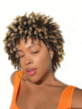 Short Afro Faux Dreads Wig | Synthetic Braided Wig for Men and Women