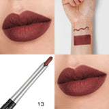 Waterproof Matte Lipliner Pencil Red Contour Tint Lipstick Long Lasting Non-stick Cup Moisturising Lips Makeup Cosmetic