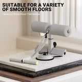 Sit Up Assistant Exercised Abdomen Arms Stomach Thighs LegsThin Fitness Suction Cup Type Sit Up Bar Self-Suction abs machine