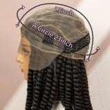 Twisted Braided Bob Wig | Full Lace Cap | Kanekalon Fibre