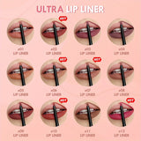Nude Matte Lip Liner Pencil Lipstick Tint Makeup Waterproof Lasting Non-stick Lipstick Lip Liner Cosmetic