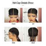 Curly Cornrow Twist Braids Wig | 13x1 T Part Lace | Water Wave | Black Women