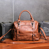 Women's Crossbody and Shoulder Satchel Handbag | Zip Top