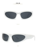 Unique Y2K Designer Luxury Sunglasses Women Rectangle Big Frame Sun Glasses For Men Outdoor UV Protection Classic 2000S Black Sh
