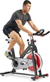 Health & Fitness Heavy-Duty Indoor Stationary Exercise Bike, 4-Way Adjustable Seat for Cycling Cardio workout at Home, Opt