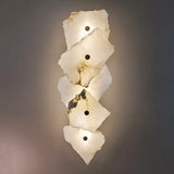 Natural Marble LED Wall Lamp Copper Luxury Novelty Lighting Sconce For Bedroom Living Dining Room Wall Decor Modern Art Design
