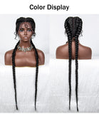 36" Twist Braided Wig | Lace Front | Natural Color | Clearance Sale
