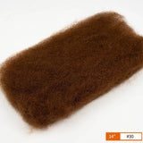 Rebecca Afro Kinky Bulk Human Hair for Braiding | Remy Virgin Brazilian Extensions (Multi-Color)