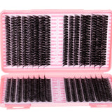 Eyelash Cluster DIY Eyelash Extension Kit with Tweezers Bond and Seal Reusable Single Eyelashes Festival Gift Eye Makeup