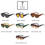 SHAUNA Retro Pilot Men Sunglasses Shades UV400 Fashion Gradient Women Double Color Punk Sun Glasses