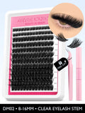 Lash Clusters Kit Fluffy Individual Lashes C Curl Cluster Eyelash Extensions 10-18mm DIY Lash Extension Kit Lash Bond and Seal