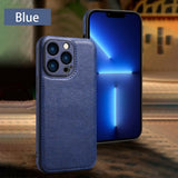 Soft Leather Case for iPhone 15 14 13 12 11 16 17 Pro Max Ultra Thin Lens Protection Cover